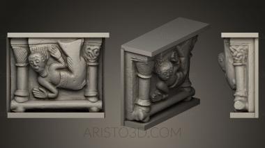 High reliefs and bas-reliefs, historical and religious (GRLFH_0237) 3D model for CNC machine